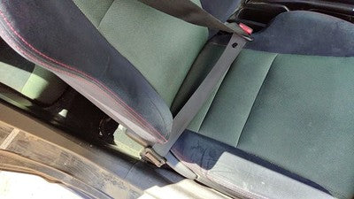 02-05 Civic Hatchback Si Passenger Right Front Seat Belt Retractor Black Bk
