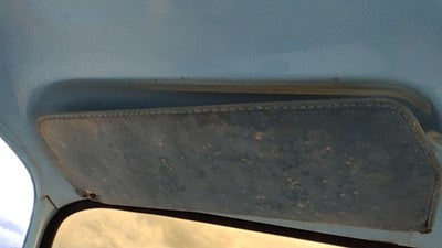1973 Chevy C10 Driver Left Sun Visor Oem Blue