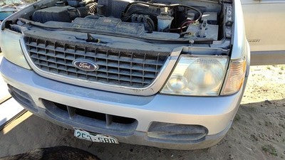 2002-2005 Ford Explorer Complete Header Panel Assembly Headlights Grille Oem
