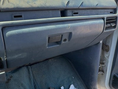 1992 Ford F250 Glove Box Assembly Complete Door With Latch Oem Gray