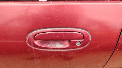 1997 Ford Escort Driver Left Front Outside Door Handle Oem Red