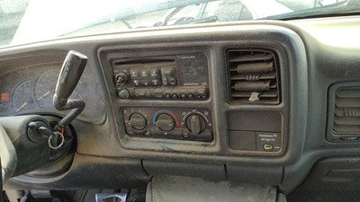 00-01 Sierra 2500 Trim Bezel Around Radio Surround Dash Panel Oem Graphite 12D