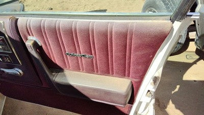 1987 Olds Ciera Passenger Right Front Door Trim Panel With Switches Red