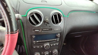 2006-2011 Chevy Hhr Trim Bezel Around Radio Surround Dash Panel Oem Black 19B