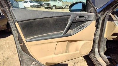 2010 Mazda 3 Driver Left Front Door Trim Panel With Master Switch Bt2 Dune Tan