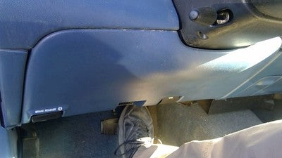 1995-1997 Ford Explorer Lower Dash Under Column Knee Bolster Trim Panel Oem Blue