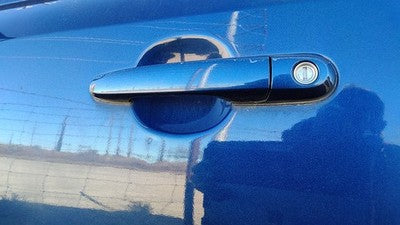 05-09 Hyundai Tucson Driver Left Front Outside Door Handle Oem Nautical Blue Ol