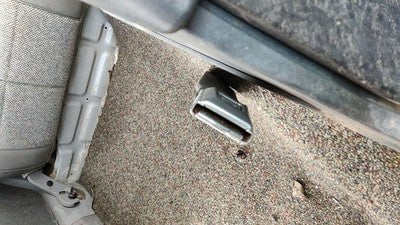 1992 Jeep Cherokee Passenger Right Front Seat Belt Buckle Receiver Oem Gray