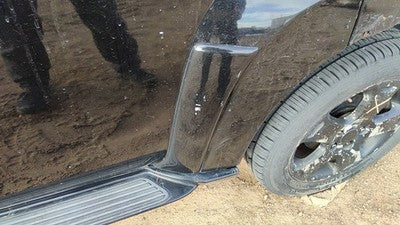 06-07 Chevy Hhr Driver Left Rear Moulding From Door Back Trim Strip Black 41U