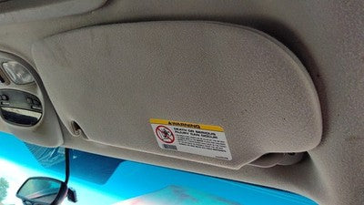 2004 2005 Dodge Ram 1500 Passenger Right Sun Visor Oem 0yy76tl2aa