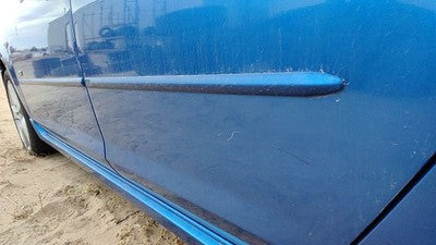 04-06 3 Driver Left Rear Moulding From Door Back Trim Strip 27B Winning Blue