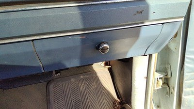 1986 Ford Ranger Glove Box Assembly Complete Door With Latch Oem Blue