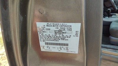 01-06 Mazda Tribute Driver Left Rear Power Window Regulator With Motor Oem Back