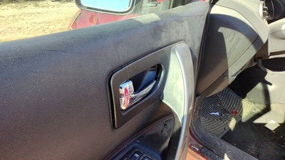 08-13 Nissan Rogue Driver Left Front Door Trim Panel With Master Switch G Black