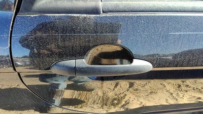 04-09 Kia Spectra Passenger Right Rear Outside Door Handle Back Eb Black 4 Door