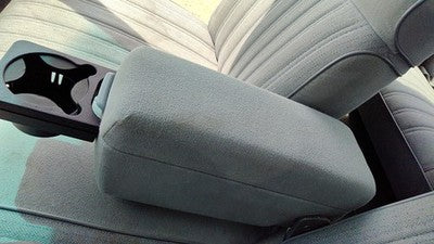 1990 Olds 88 Center Console Assembly Oem Arm Rest Fold Down Gray