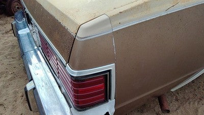 1981 Chevy Malibu Passenger Right Quarter Panel Extension Tail Light Mount Oem