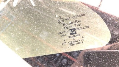 2002-2007 Buick Rendezvous Driver Left Rear Quarter Glass Back Side Window Oem