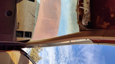1985 Pontiac Sunbird Passenger Right A Pillar Trim Windshield Post Panel Oem Tan
