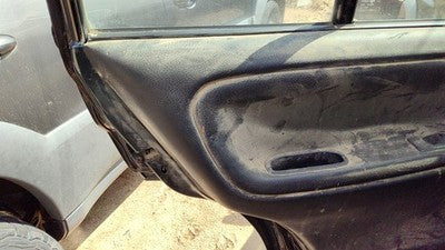 97 Suzuki Sidekick Driver Left Rear Door Trim Panel With Switches Back Gray Gri