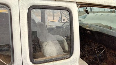 1971-1977 Dodge Van B200 Passenger Right Rear Side Window Door Glass Oem Front