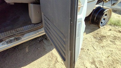 1998-2001 Ram 1500 Driver Left Rear Door Trim Panel With Switches Back Gray