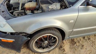 2001-2004 Vw Passat Driver Left Front Fender Oem Silver 3B0821105e