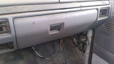 1996 Ford F450 Glove Box Assembly Complete Door With Latch Oem Gray