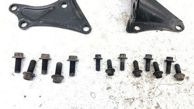 1999 Saturn Sl2 Mount Bracket Set For Ac Compressor Oem With Bolts 1.9L