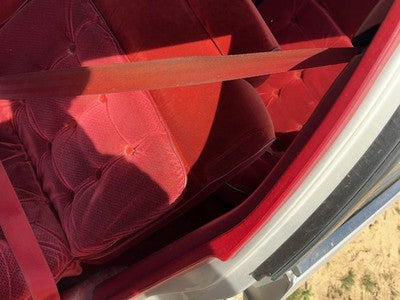 1986 Olds 88 Driver Left Front Seat Belt Retractor Oem Shoulder Red