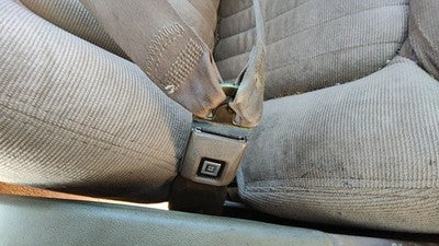 1993 Grand Prix Driver Left Front Seat Belt Buckle Receiver Oem Tan 2 Door