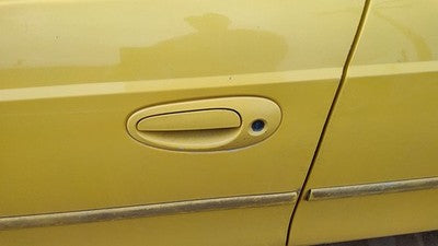 2000-2005 Dodge Neon Driver Left Front Outside Door Handle Oem Yellow 0Qa39dx8ab