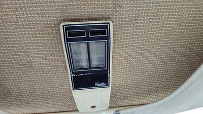1980 Cadillac Deville Center Overhead Console Oem Dome Light Map Lamp Cubby