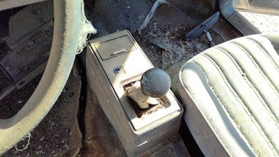 1985 Pontiac Sunbird Center Console Assembly Blue Oem Mt 5 Speed
