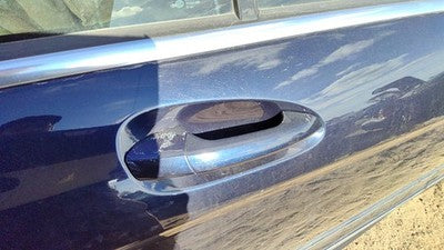 08-15 Mercedes C300 Passenger Right Rear Outside Door Handle Back Lunar Blue 890
