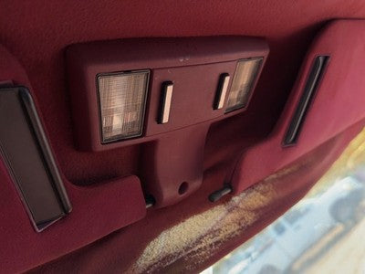1987 Buick Park Ave Center Overhead Console Oem Dome Light Map Lamp Cubby Red