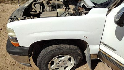 1999-2002 Chevy Silverado 1500 Driver Left Front Fender Oem White 50U 19168844