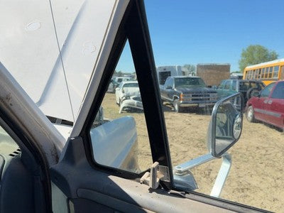 92-97 F250 Passenger Right Front Vent Window Small Door Glass With Frame Oem