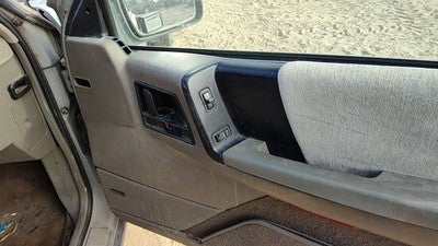 94 Jeep Grand Cherokee Passenger Right Front Door Trim Panel With Switches Gray