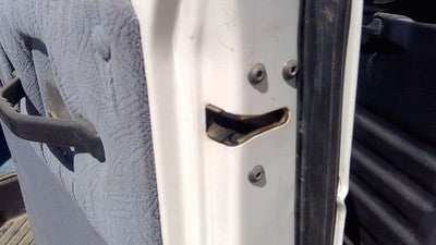 92-14 Van E150 Passenger Right Rear Door Latch With Rods/Cables Assembly Back