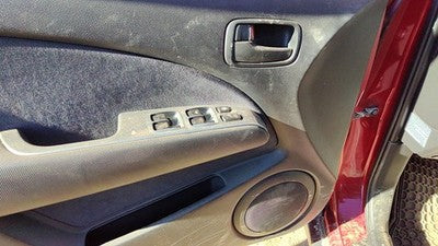 03-06 Outlander Driver Left Front Door Trim Panel With Master Switch Black