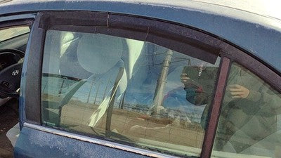 2006-2010 Hyundai Sonata Driver Left Rear Side Window Door Glass Oem Back