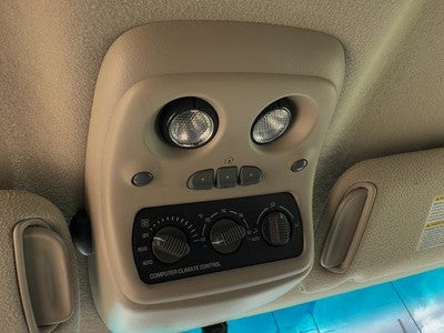 01-02 Suburban Center Overhead Console Oem Dome Light Map Lamp Cubby Tan 52I