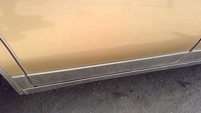 85 Olds 88 Passenger Right Rear Moulding From Door Back Trim Strip Lower Chrome