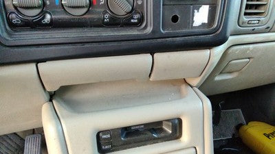 00-02 Chevy Suburban Glove Box Assembly Complete Door With Latch 922 Light Gray