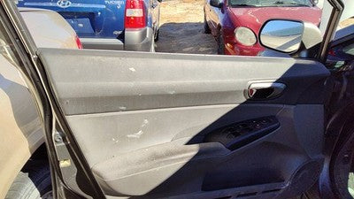 06-11 Honda Civic Driver Left Front Door Trim Panel With Master Switch Gr Gray