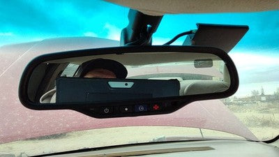 2000-2002 Cadillac Eldorado Inside Rear View Mirror Oem Windshield Mounted
