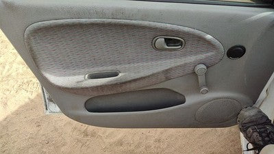 2001-2002 Kia Rio Driver Left Front Door Trim Panel Manual Windows Gray