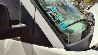 2012 Chevy Express Van Passenger Right Moulding From Fender Trim Strip White 50U