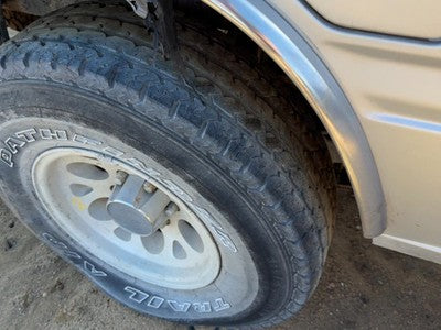 1991 Isuzu Pup Passenger Right Rear Wheel Flare Moulding Oem Back Silver